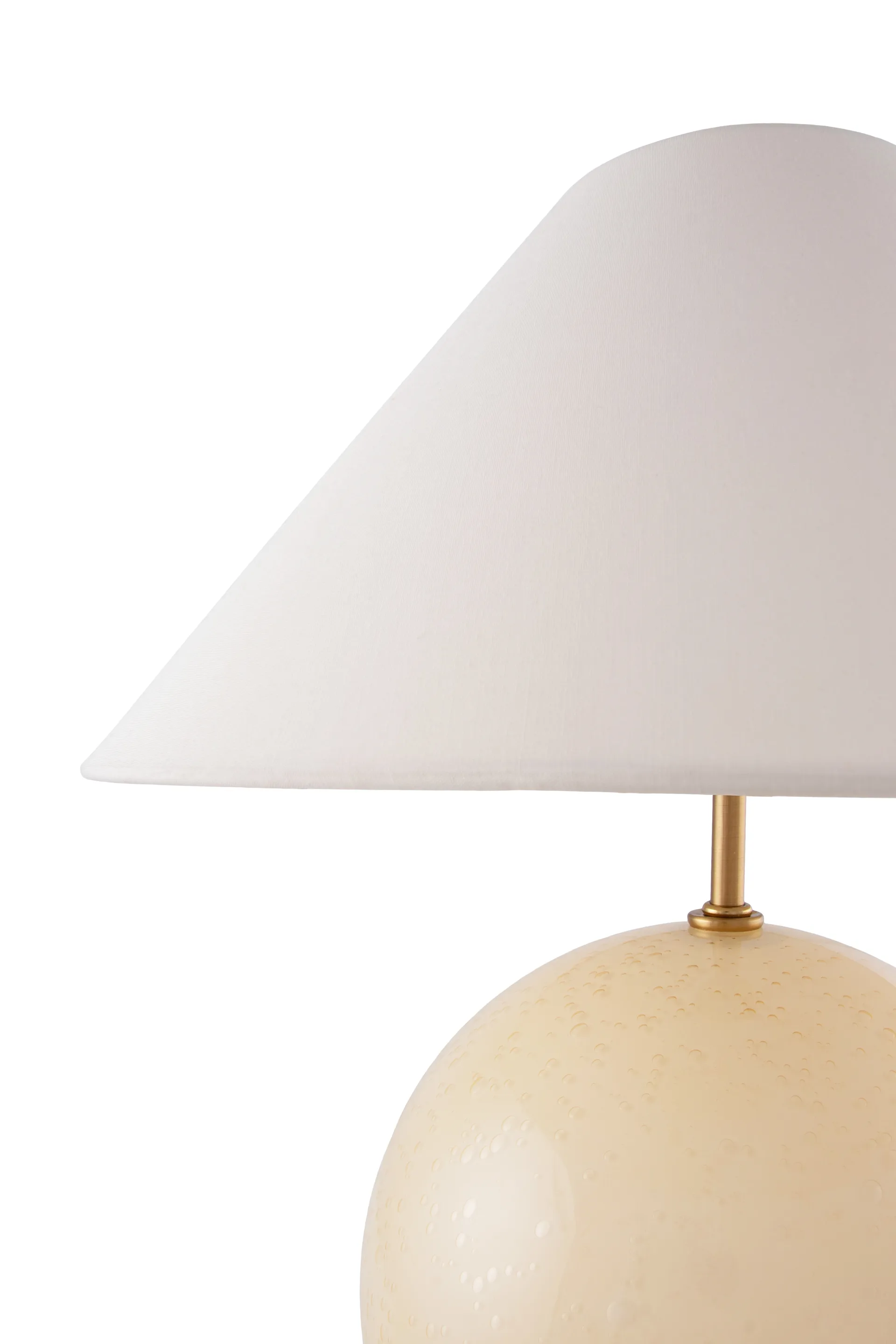 Lampe de table Iris 35 39 cm, Crème Globen Lighting