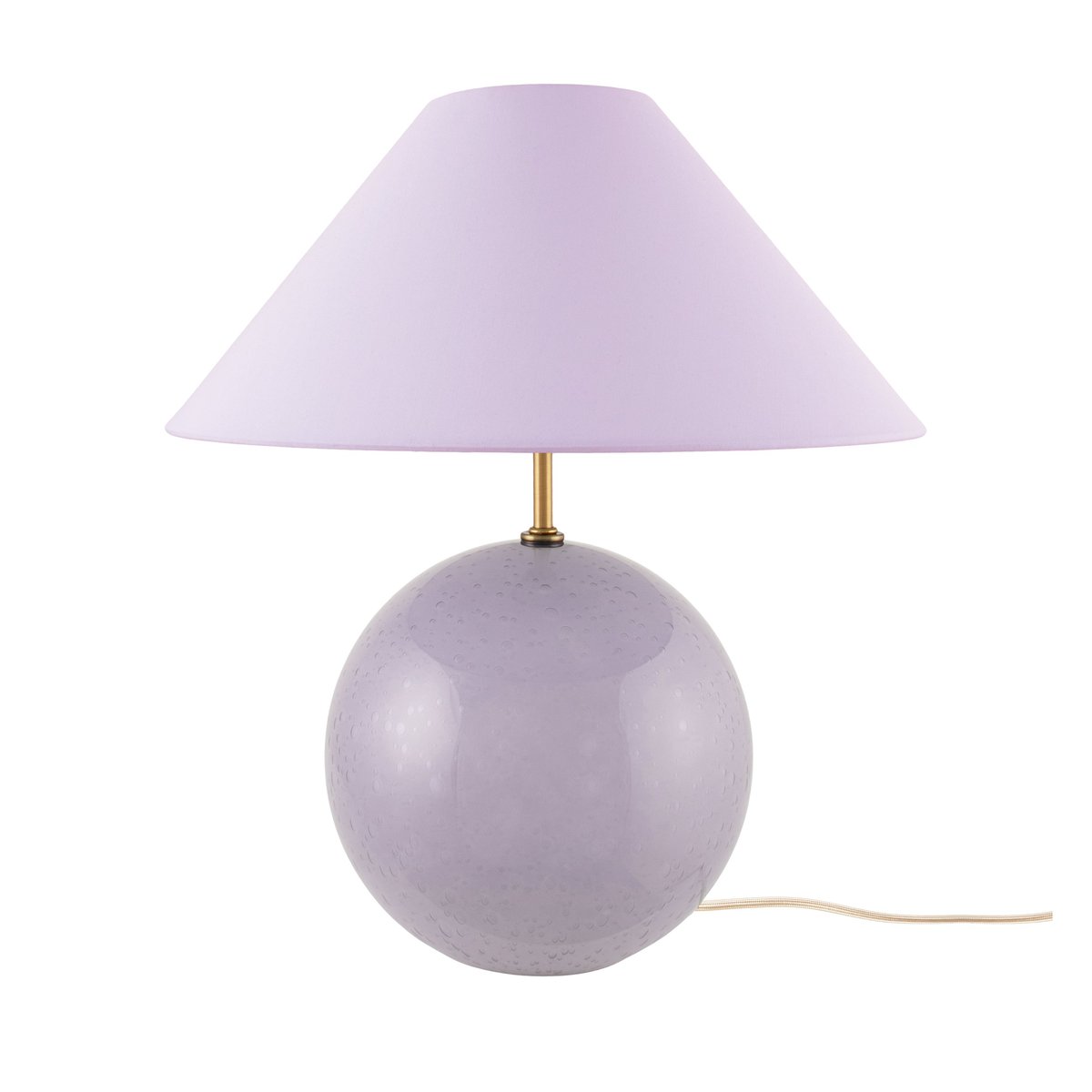 globen lighting lampe de table iris 35 39 cm lavande