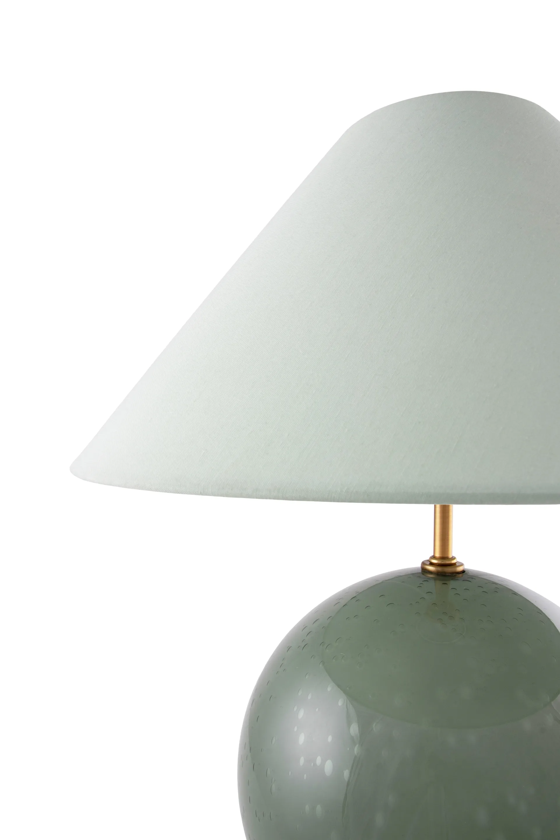 Lampe de table Iris 35 39 cm, Vert Globen Lighting