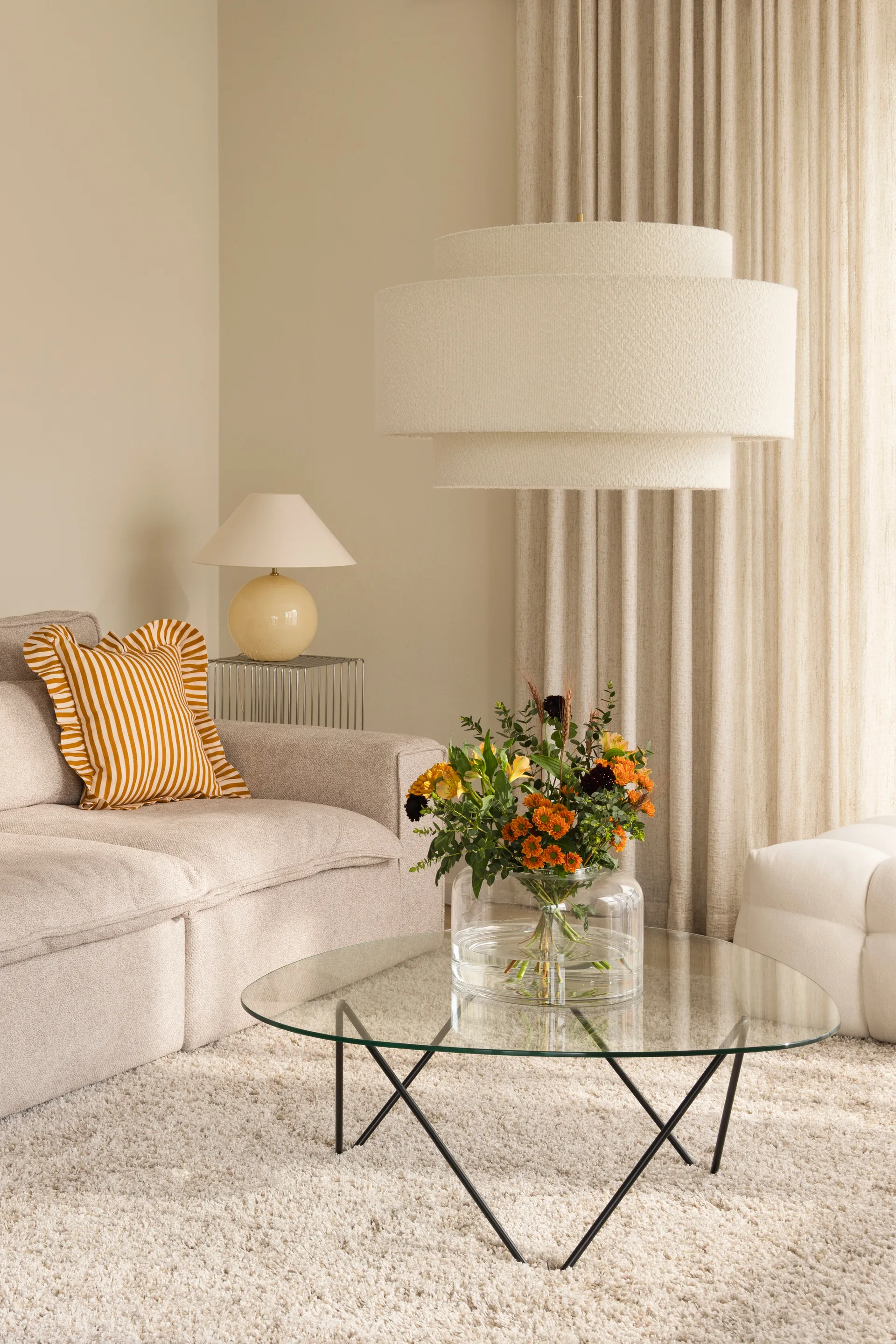 Lampe de table Iris 45, Blanc Globen Lighting