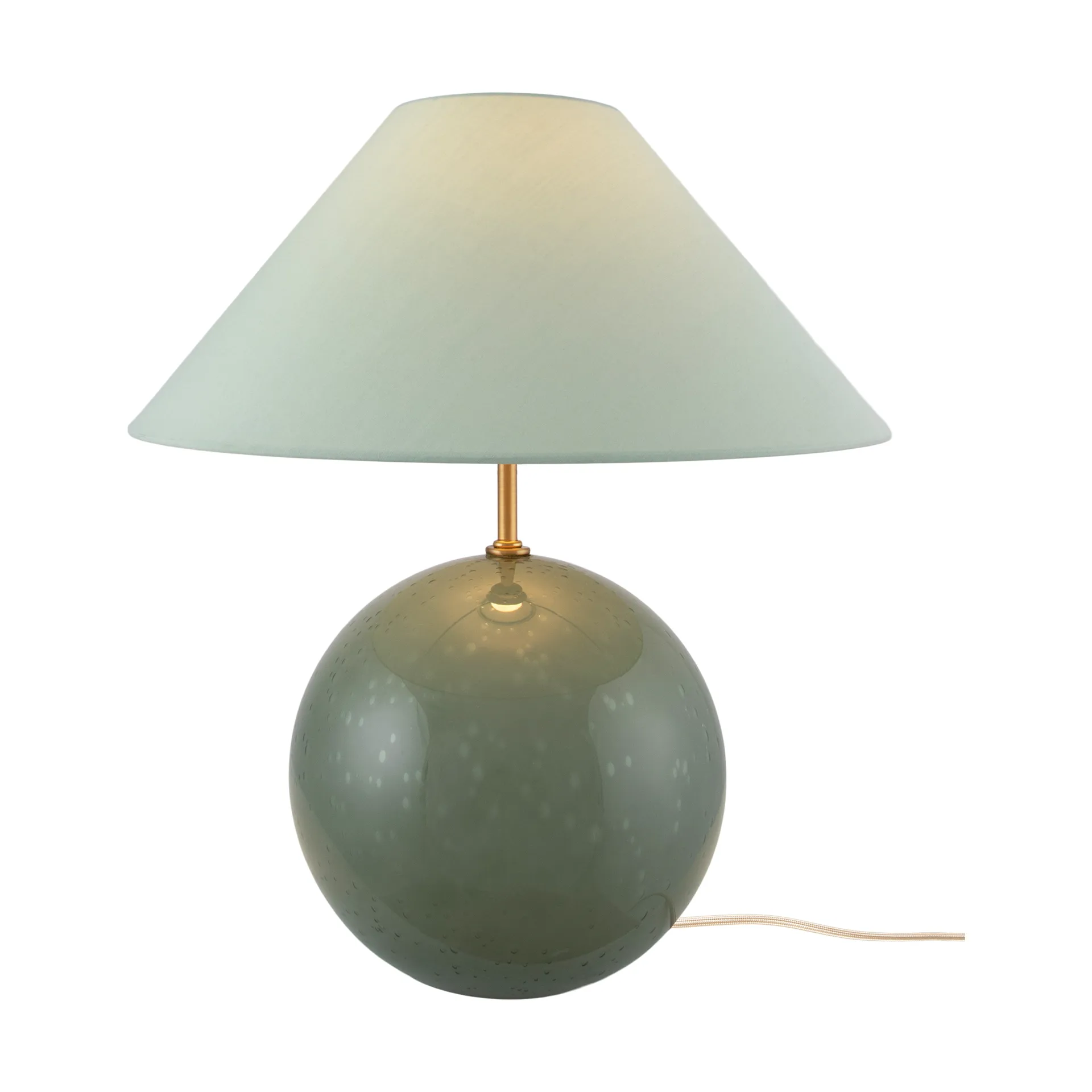 Lampe de table Iris 45, Vert Globen Lighting