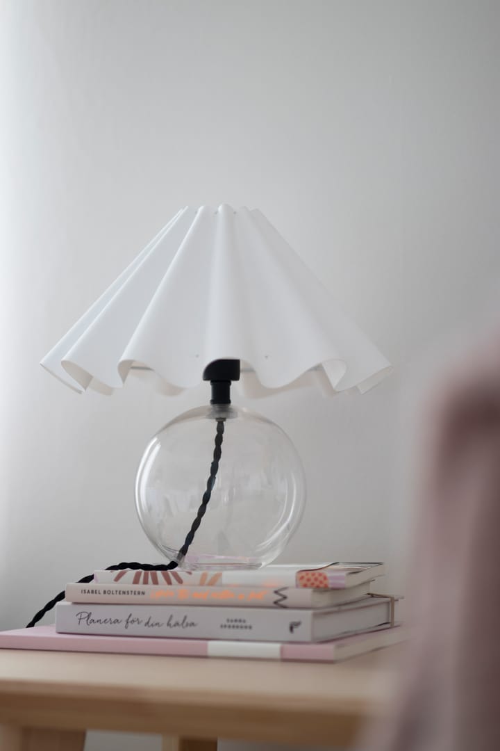 Lampe de table Judith Ø30 cm - Transparent-blanc - Globen Lighting