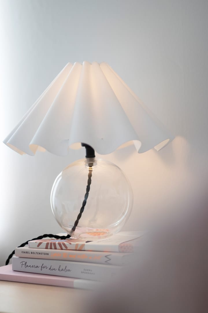 Lampe de table Judith Ø30 cm - Transparent-blanc - Globen Lighting