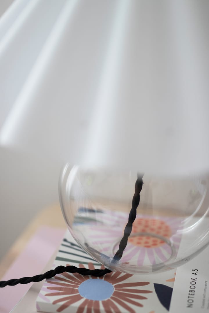 Lampe de table Judith Ø30 cm - Transparent-blanc - Globen Lighting