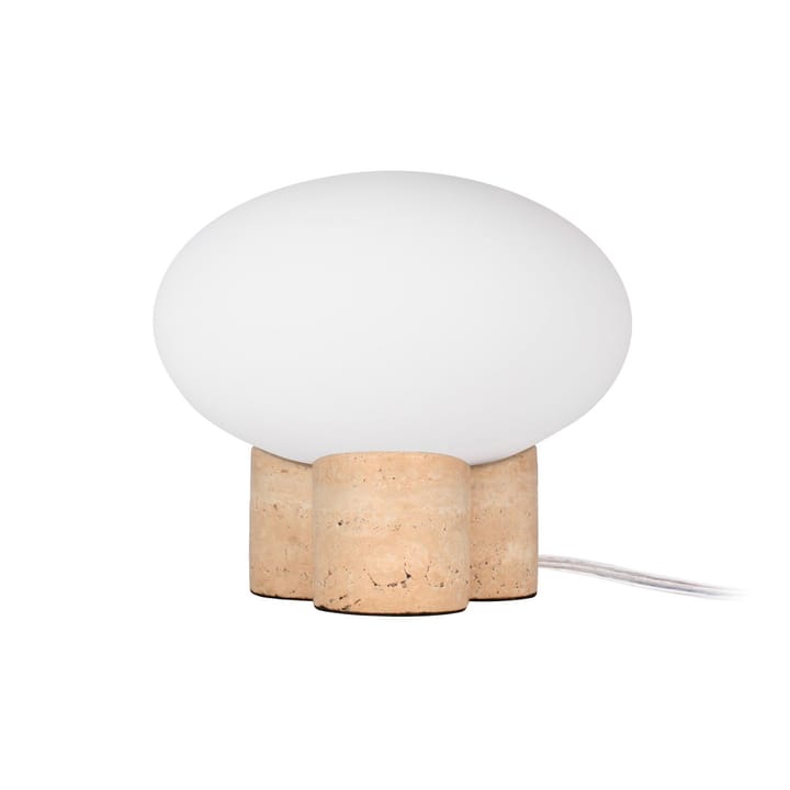 Lampe de table Mammut Ø20 cm - Travertin - Globen Lighting