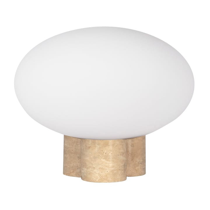 Lampe de table Mammut Ø28 cm - Travertin - Globen Lighting