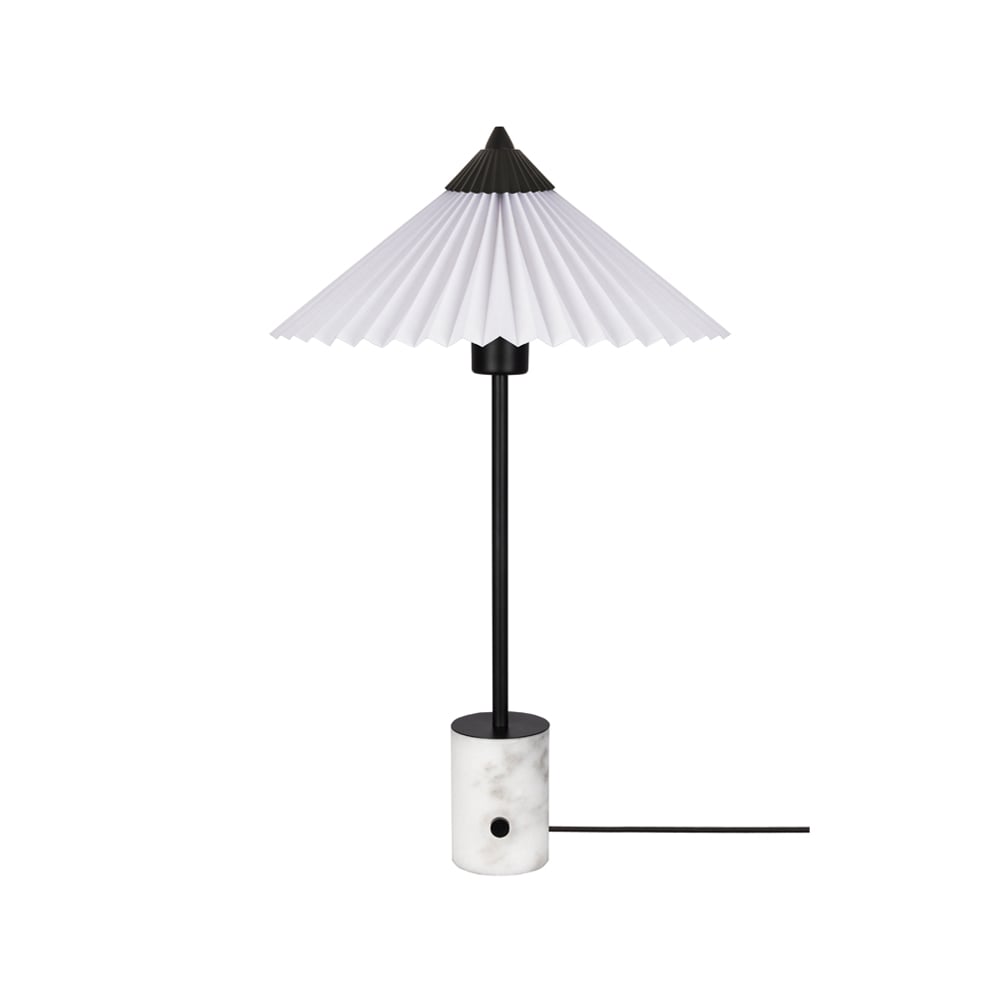 Globen Lighting Lampe de table Matisse noir/blanc | Design Scandinave | Lampes de table | Noir