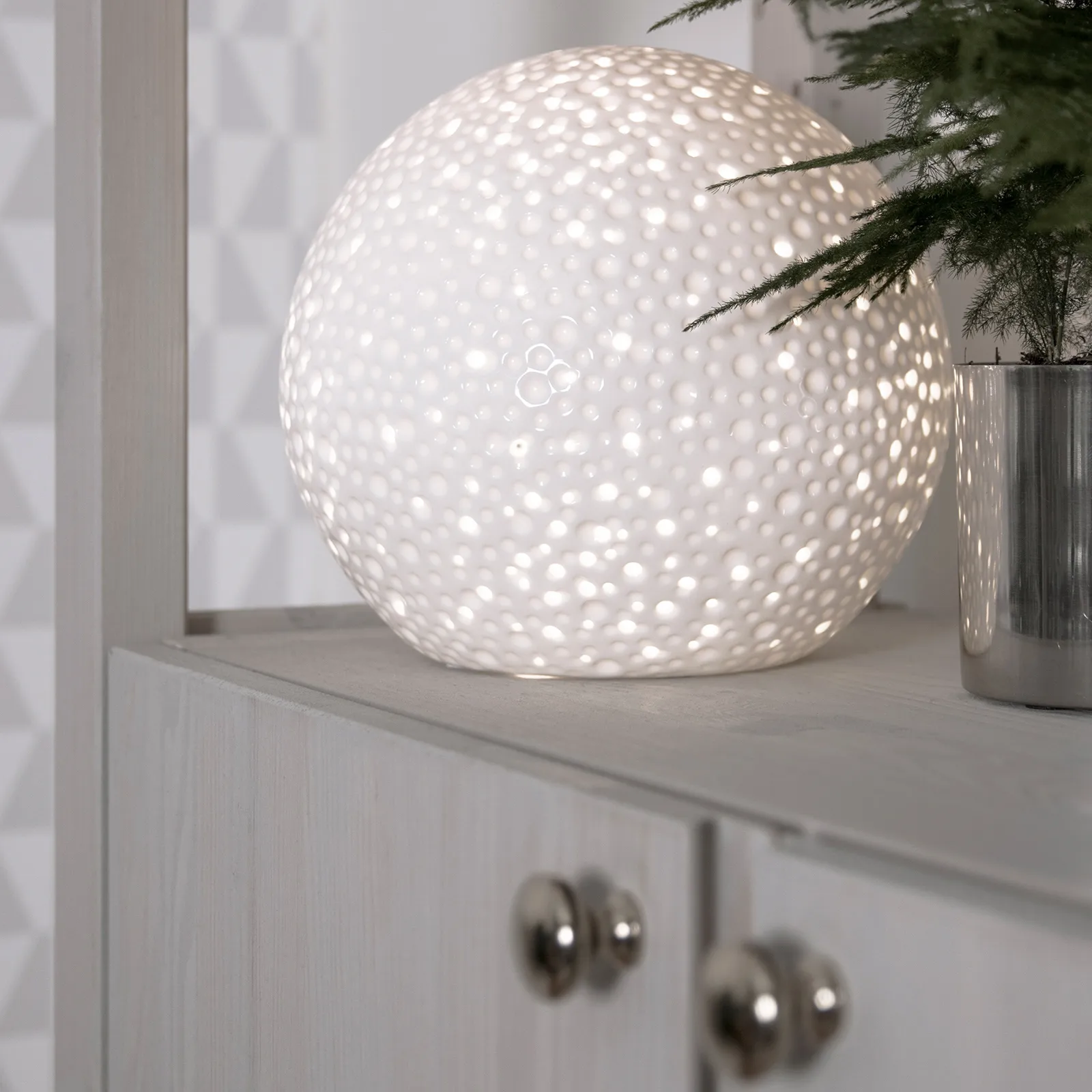 Lampe de table Moonlight XL 21 cm, Blanc Globen Lighting