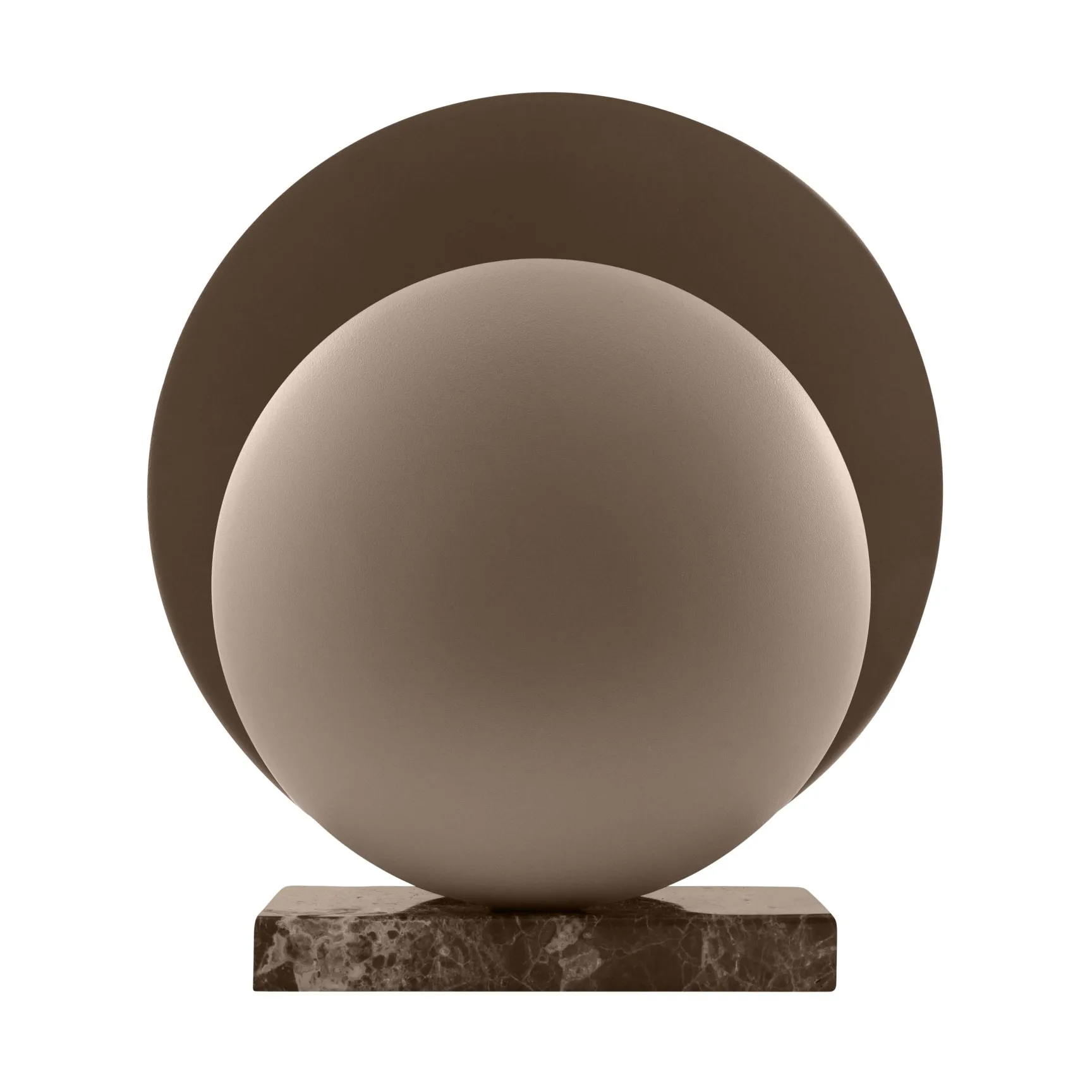 Lampe de table Orbit, Mocha, marbre brun Globen Lighting