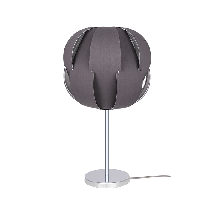 Lampe de table Pavot 25 - gris, structure chromée - Globen Lighting