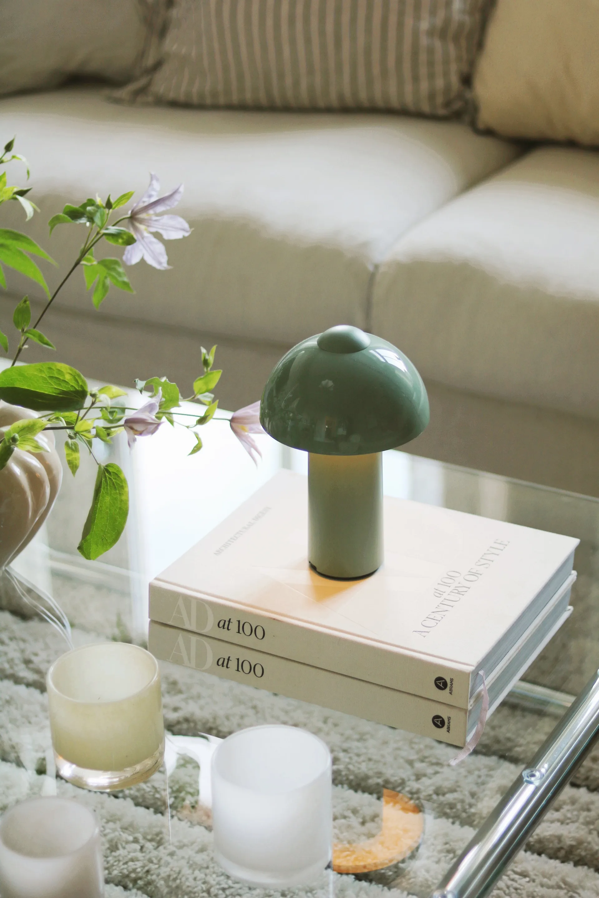 Lampe de table portable Buddy, Vert Globen Lighting