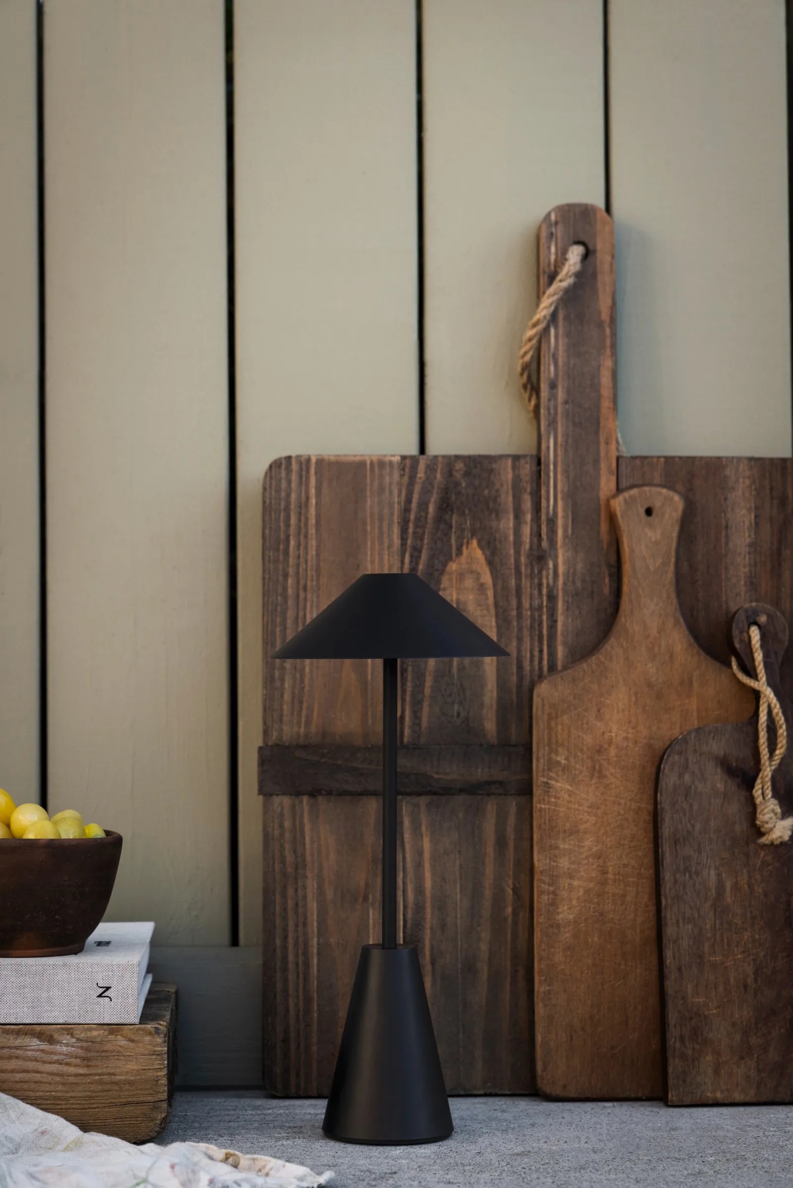 Lampe de table portable Cannes 32, Noir Globen Lighting