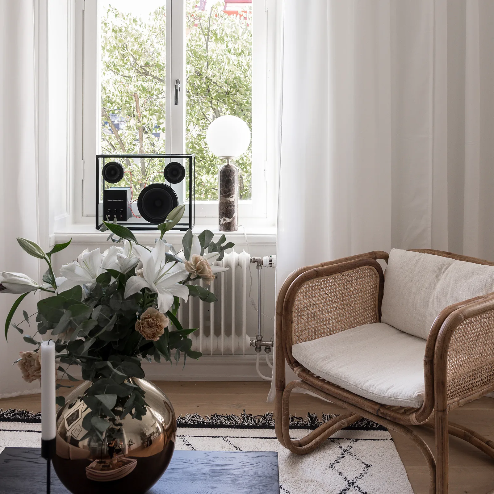 Lampe de table Torrano, Marron Globen Lighting