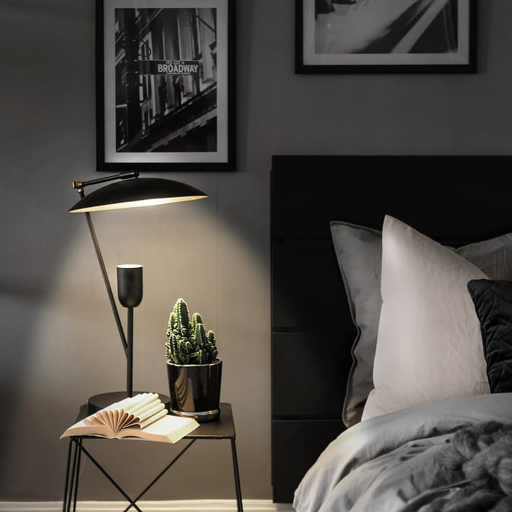 Lampe de table Undercover - Noir-Laiton brossé - Globen Lighting