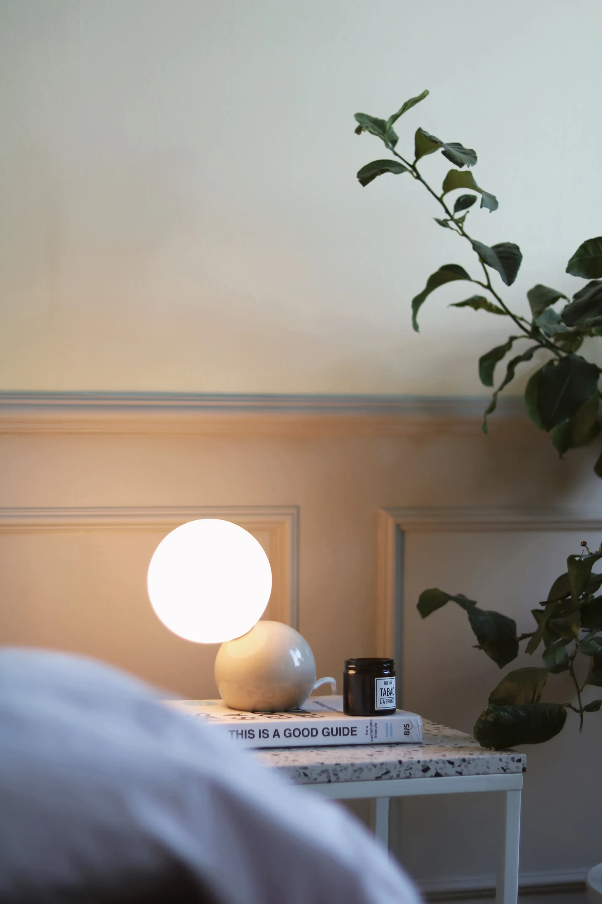 Lampe de table/murale Ripley, Beige Globen Lighting