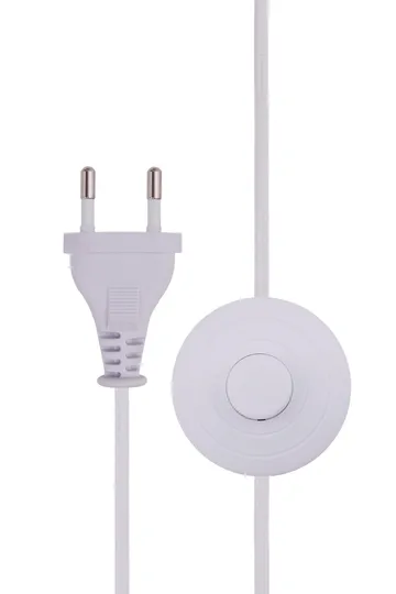 Lampe sur pied Florian - Bouclé blanc/beige, Ø30x80 cm - Globen Lighting