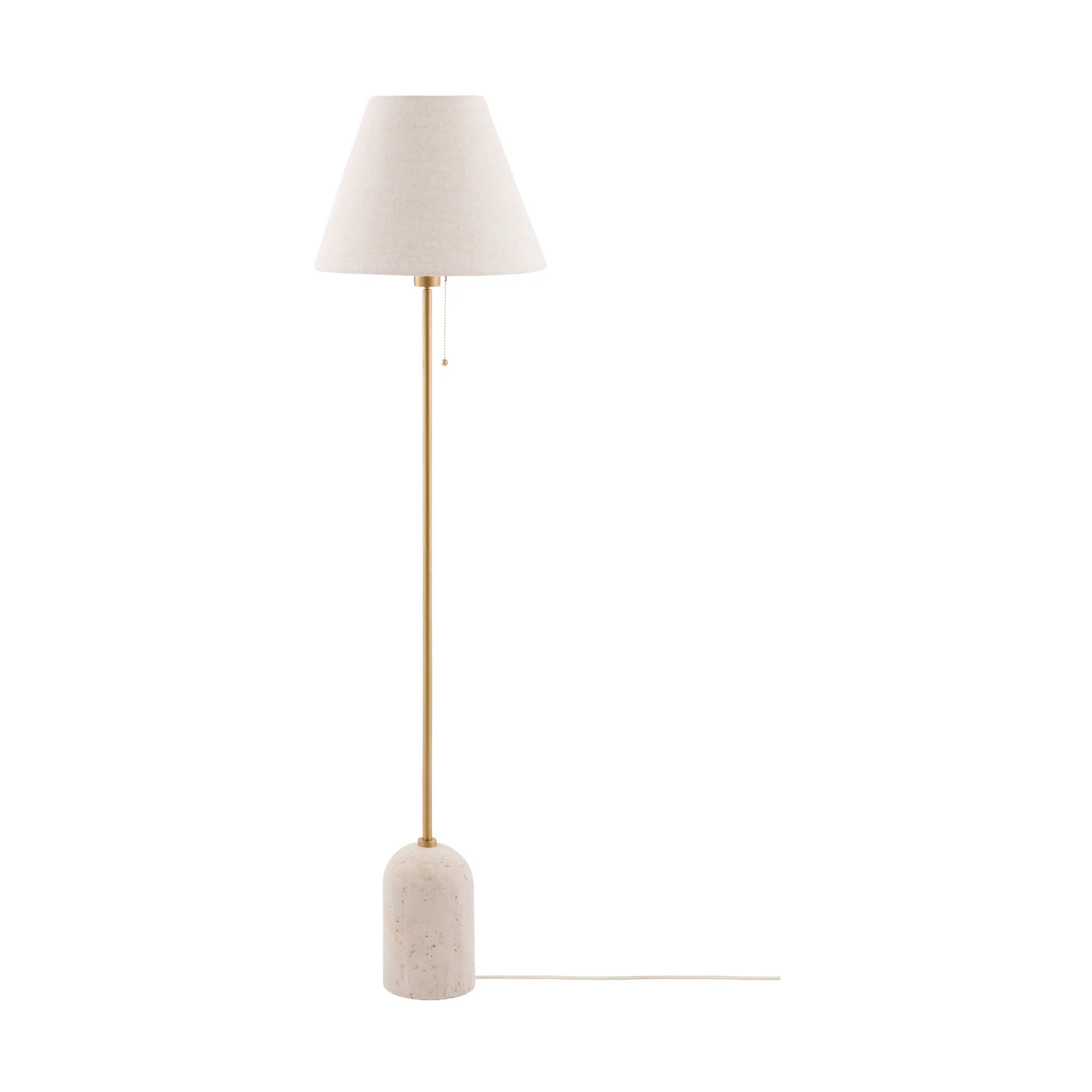 Lampe sur pied Gino, Travertin beige Globen Lighting
