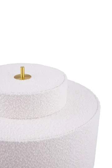 Lampe sur pied Noah - Bouclé blanc, Ø45x88 cm - Globen Lighting