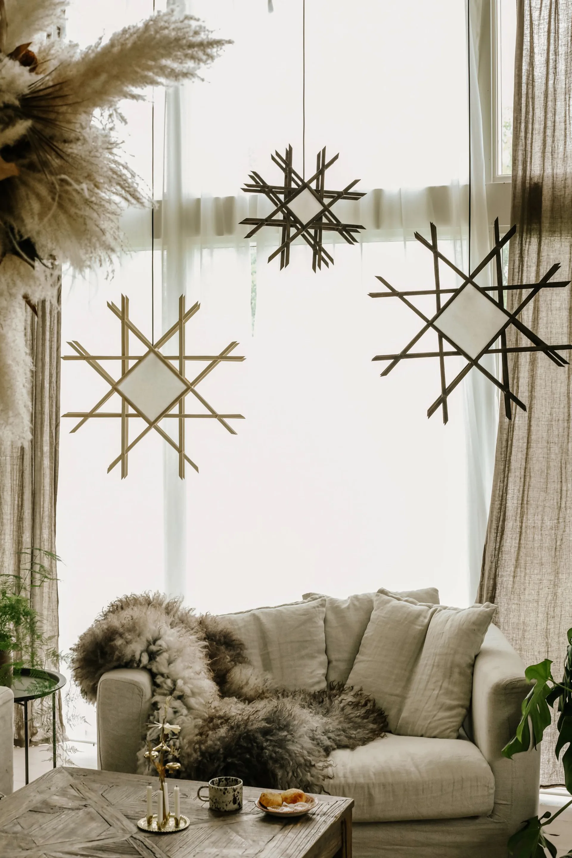 Lea 70 Étoile de Noël, Marron Globen Lighting