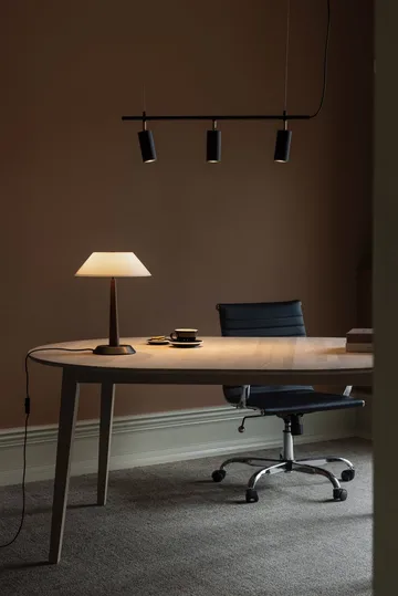 Ligna lampe de table - Teinté brun, Ø29x39,2 cm - Globen Lighting