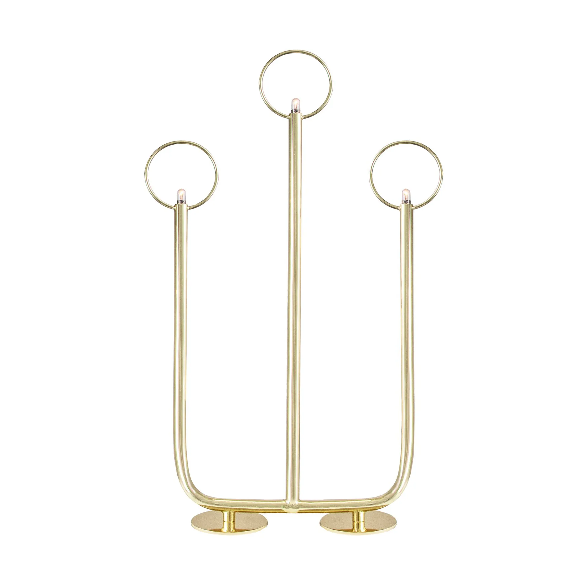 Natale 3 Chandelier de l’avent, Laiton Globen Lighting