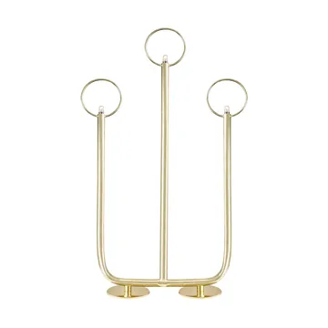 Natale 3 Chandelier de l’avent - Laiton - Globen Lighting