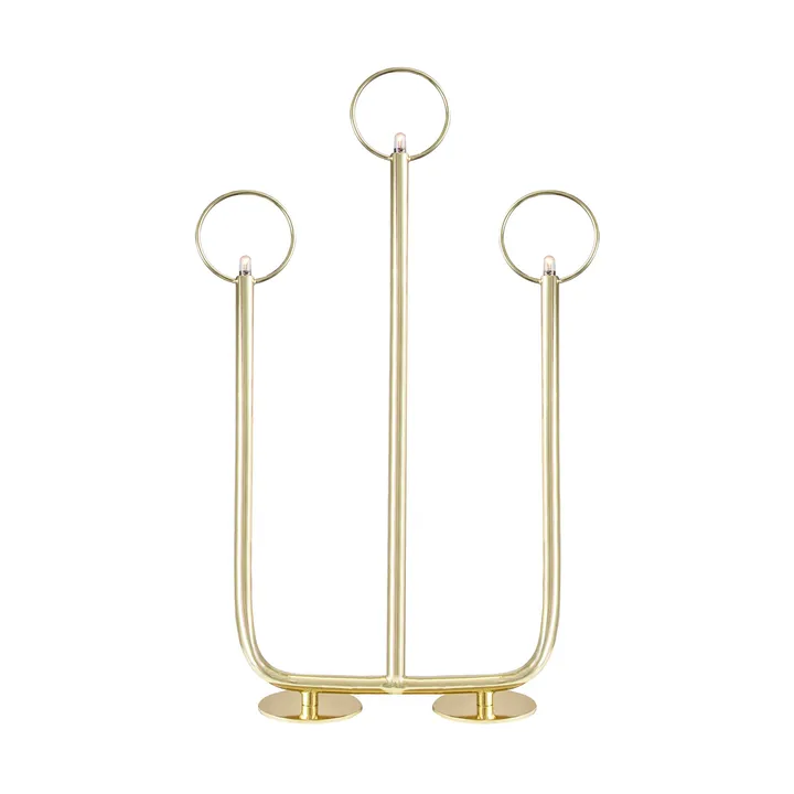 Natale 3 Chandelier de l’avent - Laiton - Globen Lighting