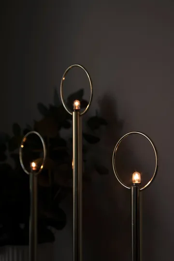 Natale 3 Chandelier de l’avent - Laiton - Globen Lighting