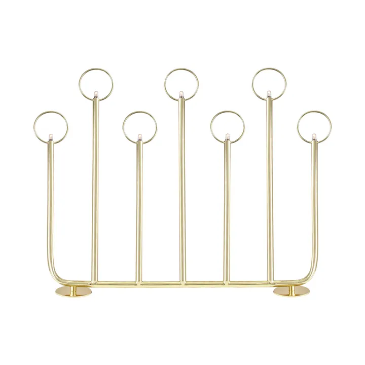 Natale 7 Chandelier de l’avent - Laiton - Globen Lighting