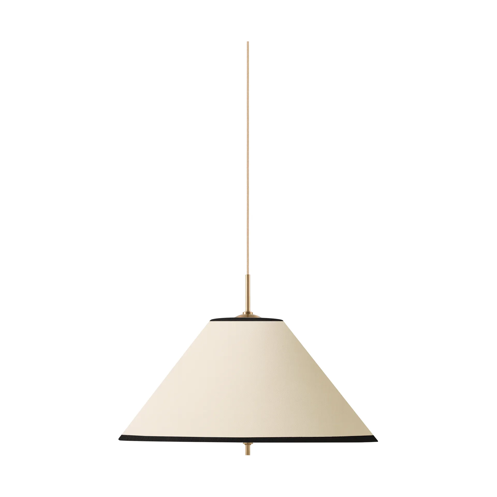 Pendel Iris 50, crème-noir (blanc doré) Globen Lighting