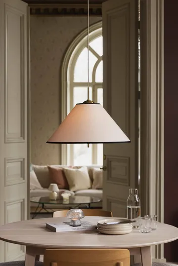 Pendel Iris 50 - crème-noir (blanc doré) - Globen Lighting