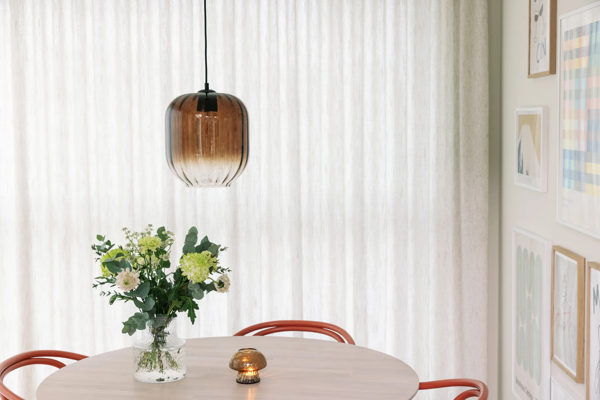 Penderie Haze Ø25 cm, Marron Globen Lighting