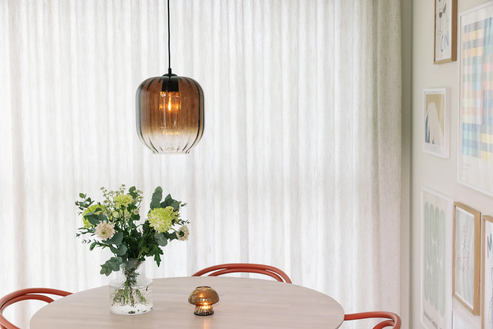 Penderie Haze Ø25 cm, Marron Globen Lighting