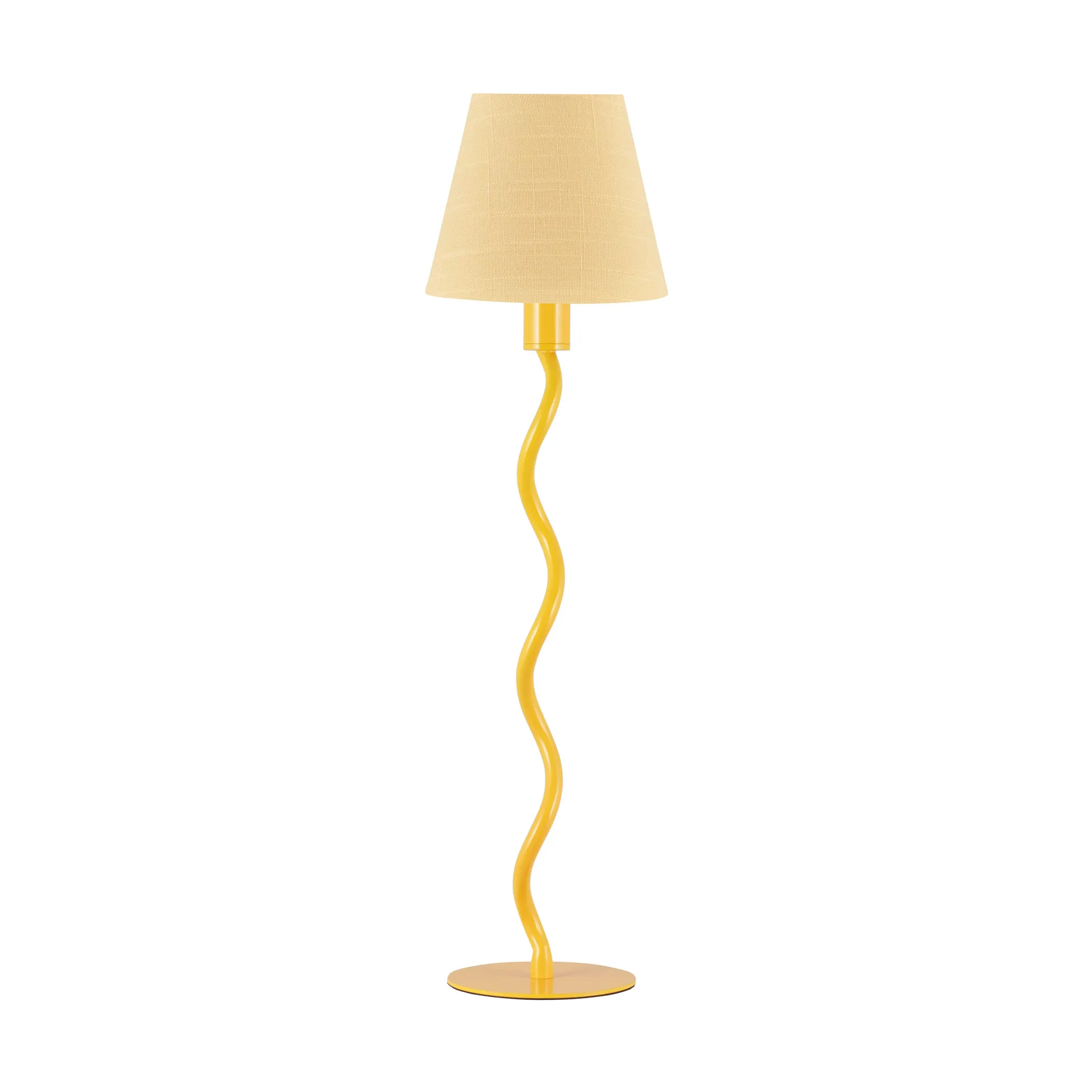 Pied de lampe de table Twist 50, Jaune Globen Lighting
