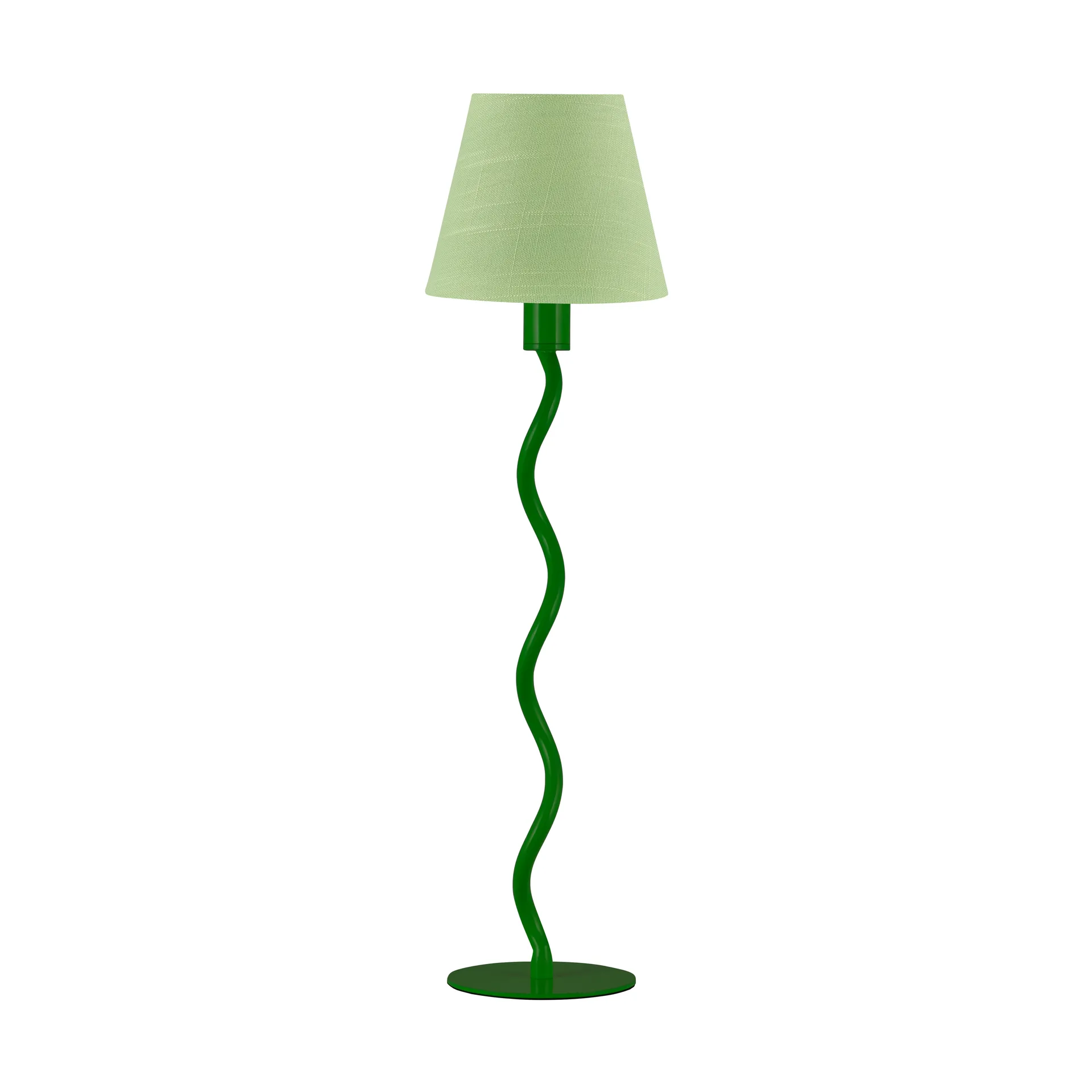 Pied de lampe de table Twist 50, Vert Globen Lighting