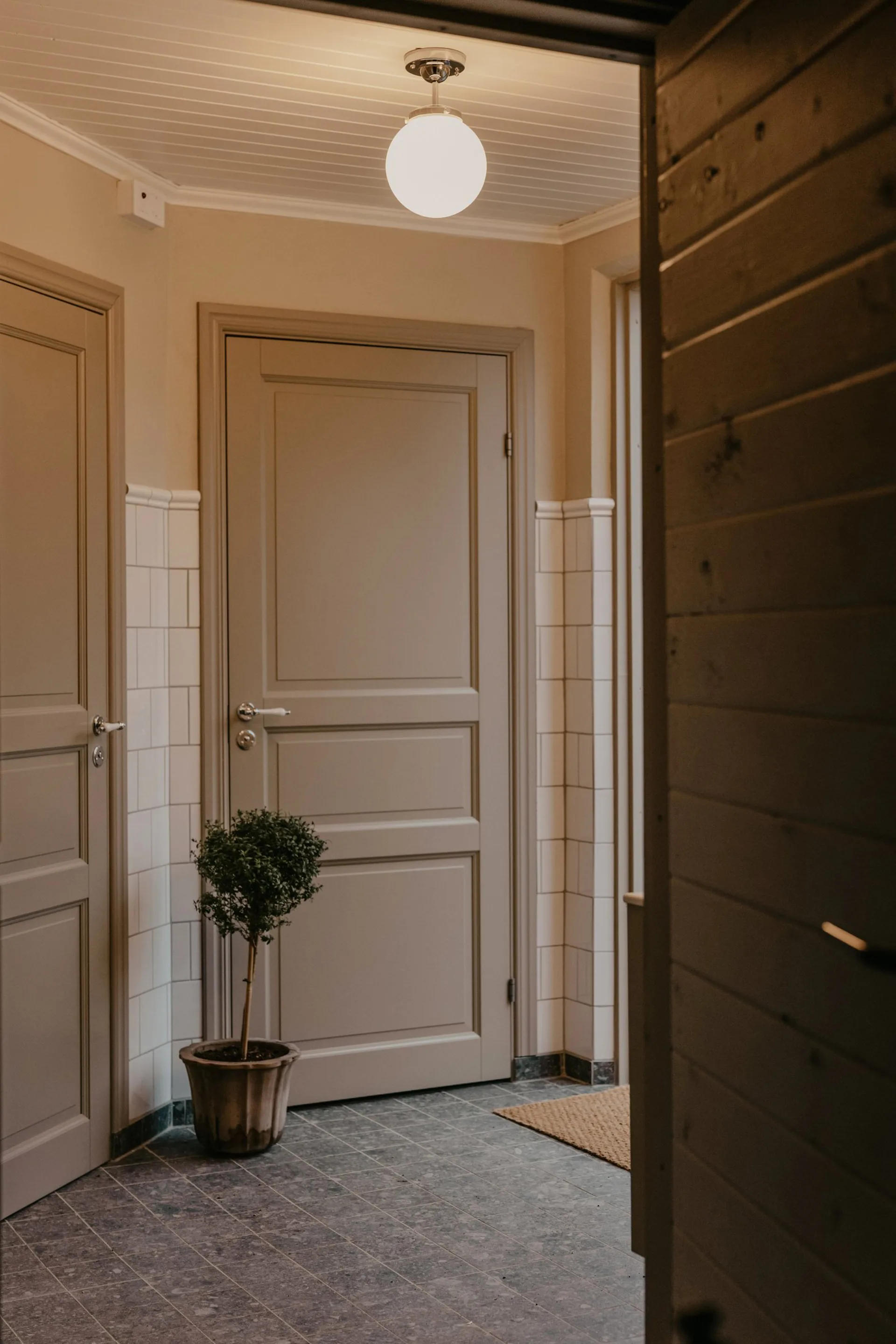 Plafonnier Alley IP44, Chrome Globen Lighting