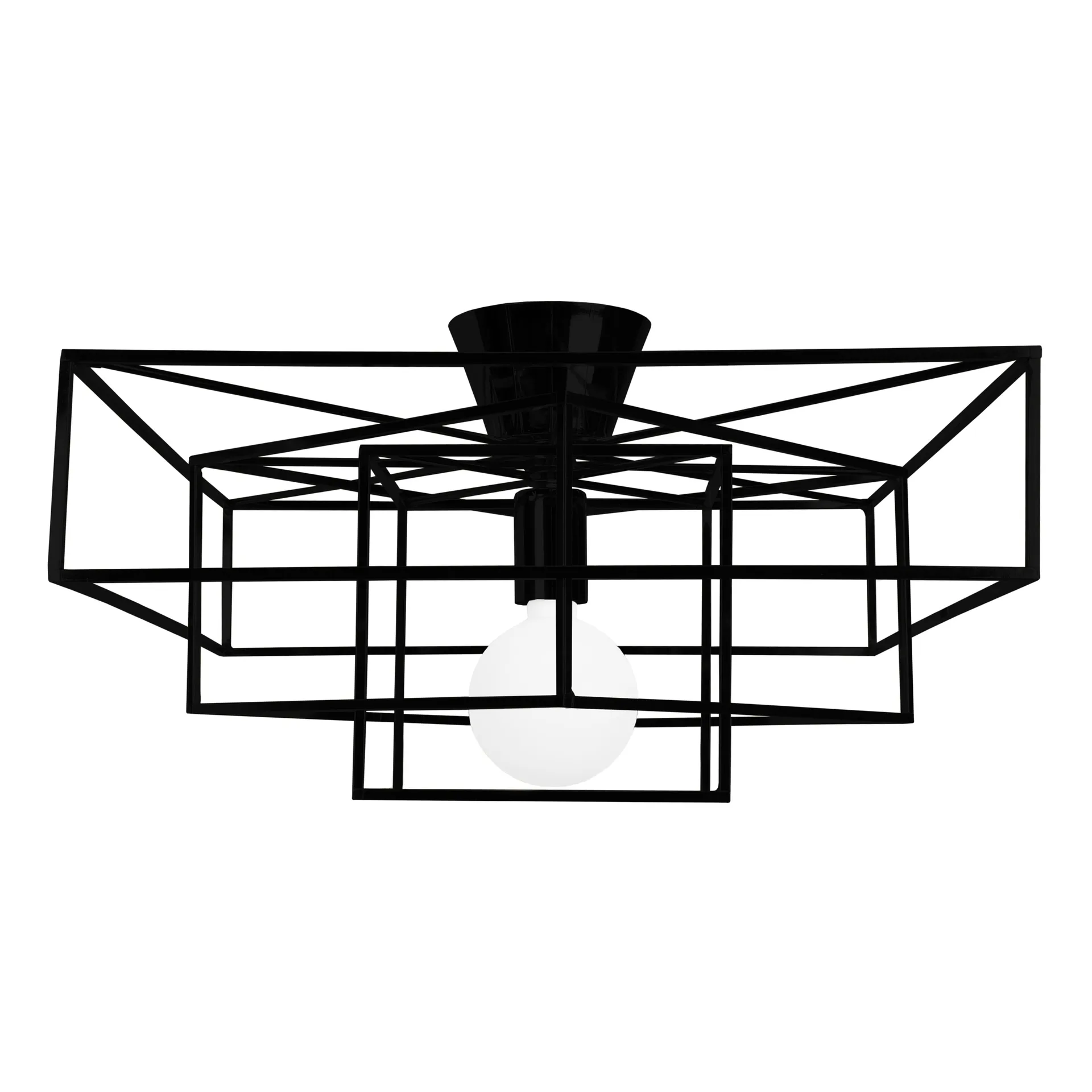 Plafonnier Cube, noir Globen Lighting