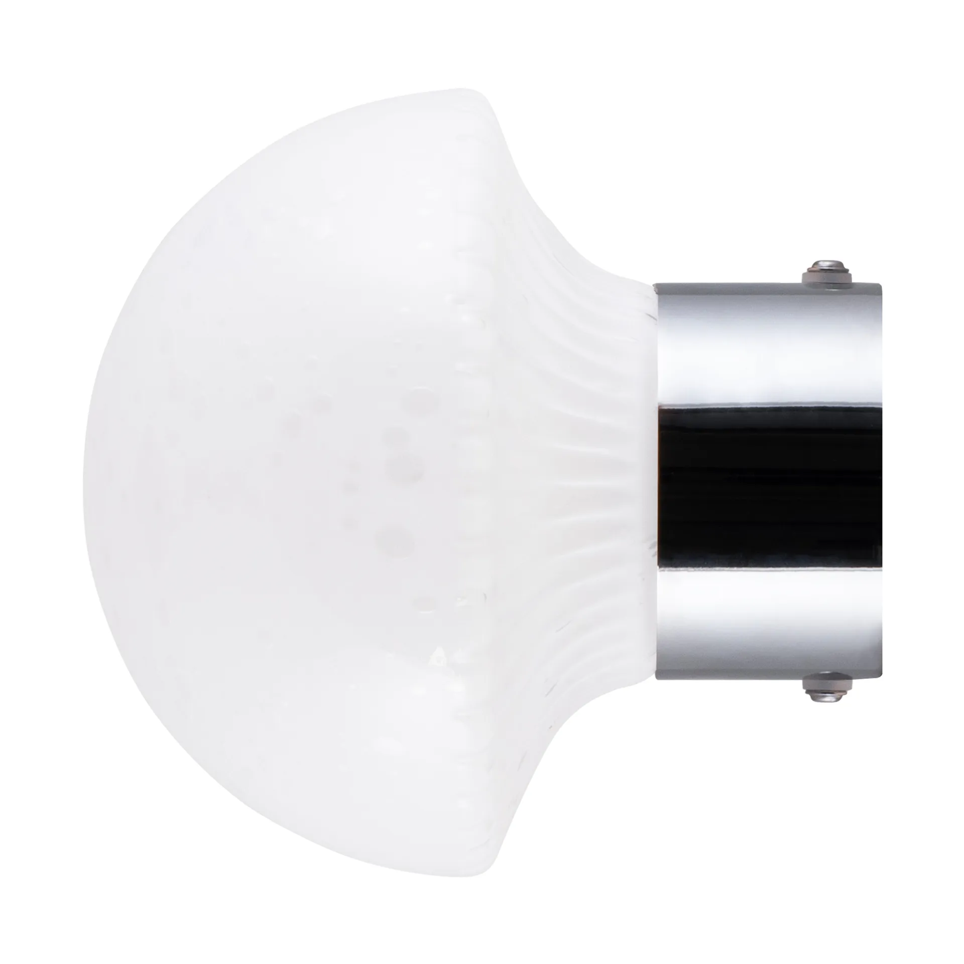 Plafonnier Fungo Ø16 cm, Blanc-chrome Globen Lighting