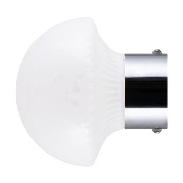 Plafonnier Fungo Ø16 cm - Blanc-chrome - Globen Lighting
