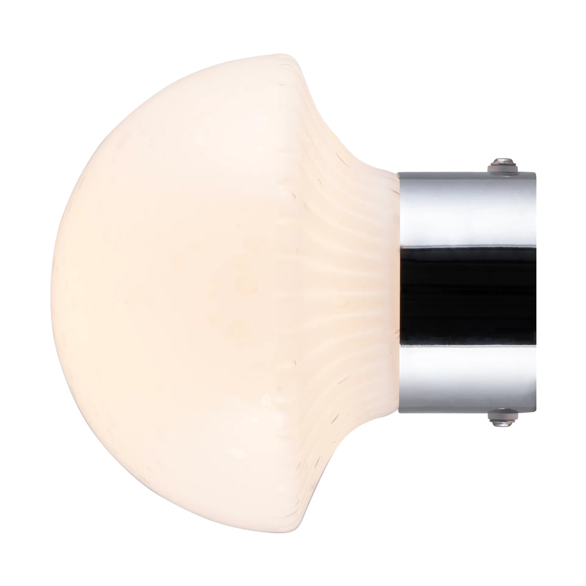 Plafonnier Fungo Ø16 cm, Blanc-chrome Globen Lighting