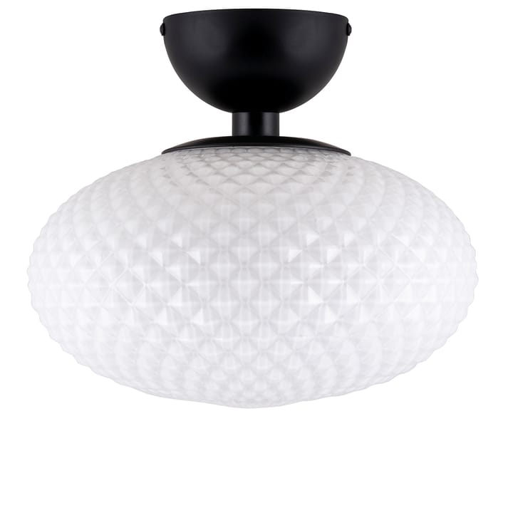 Plafonnier Jackson Ø28cm, Blanc-noir Globen Lighting