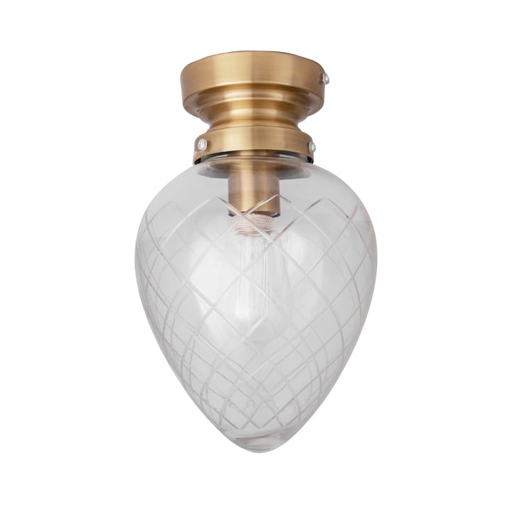 Plafonnier Juni IP44 - Transparent poncé - Globen Lighting