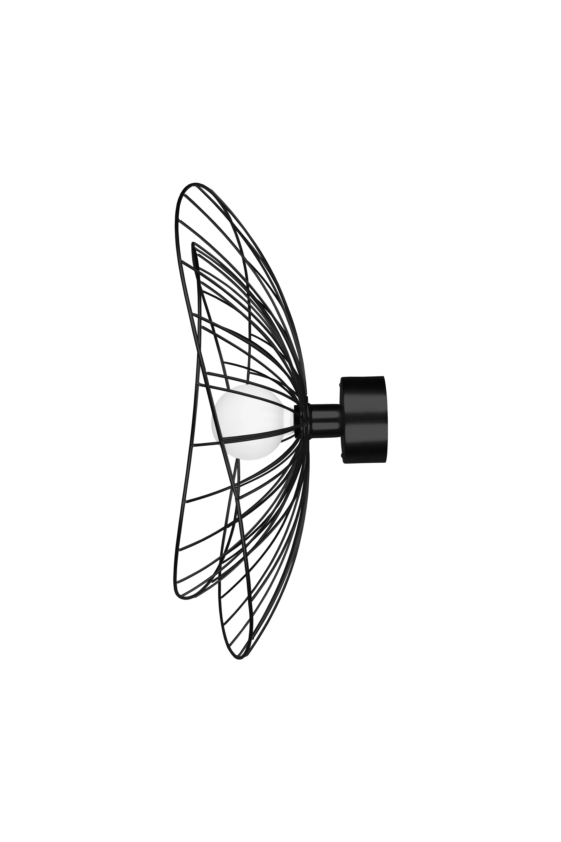 Plafonnier Ray, Noir mat Globen Lighting