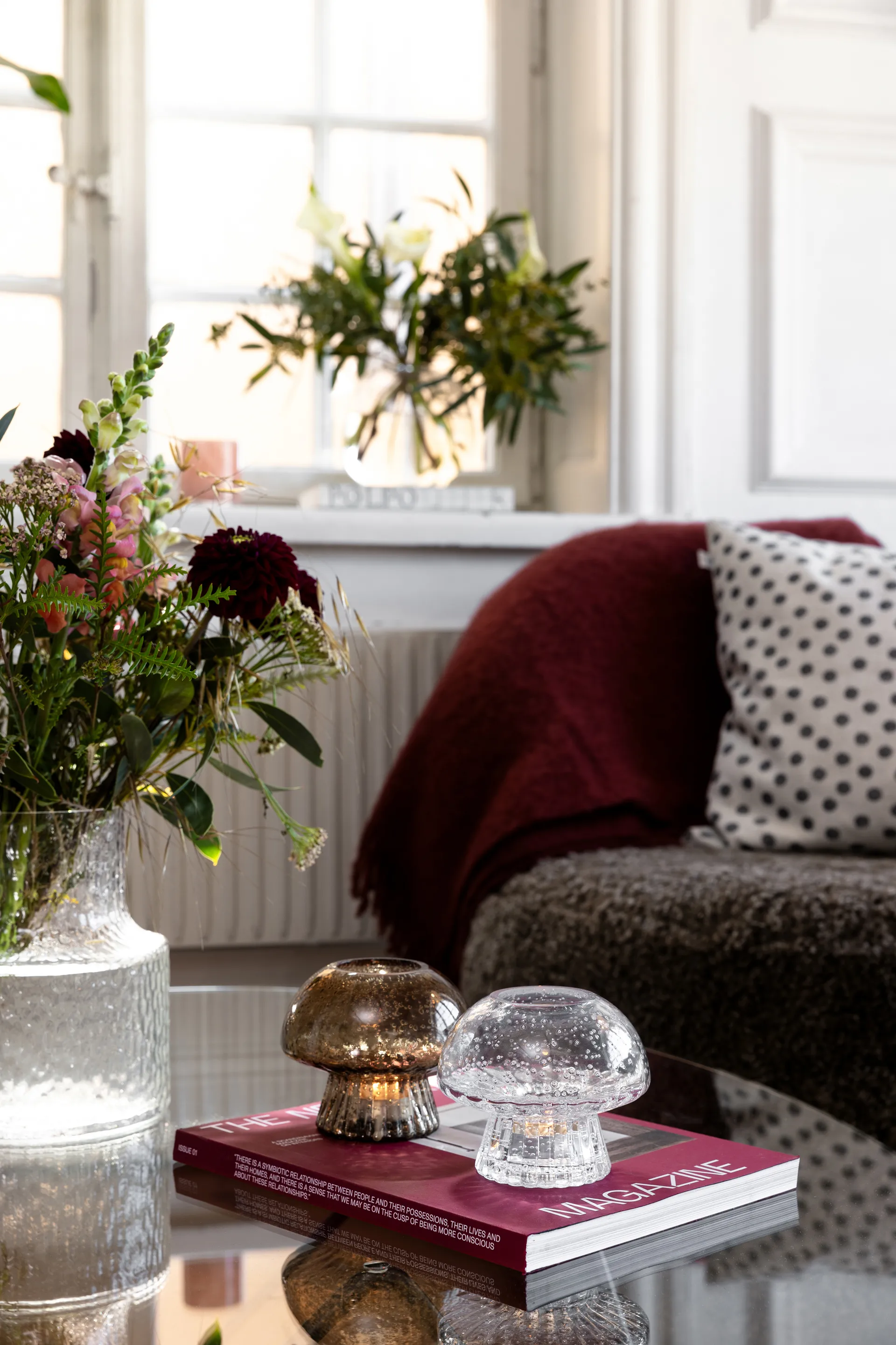 Porte-bougies Fungo 12 Edition spéciale, Brune Globen Lighting