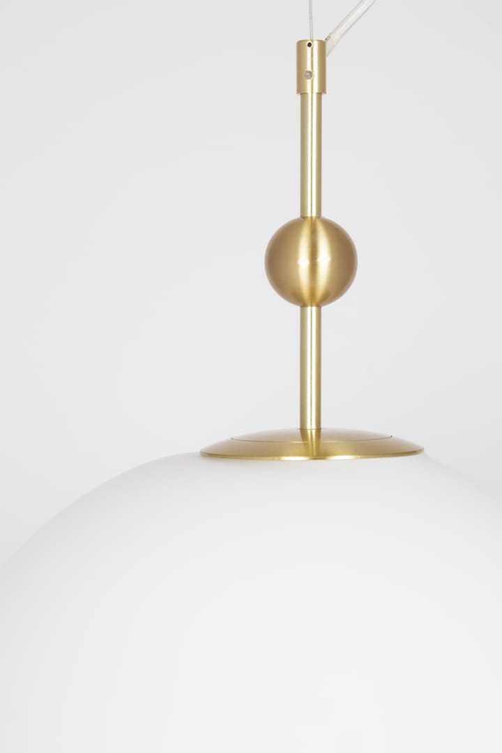 Suspension Astrid Ø40 cm - Laiton brossé-blanc - Globen Lighting