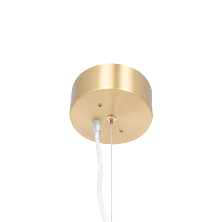 Suspension Astrid - laiton/blanc, 8 lampes - Globen Lighting