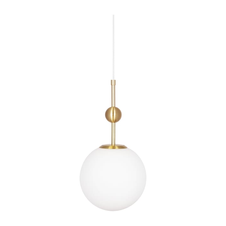 Suspension Astrid mini Ø20 cm - Laiton brossé-blanc - Globen Lighting