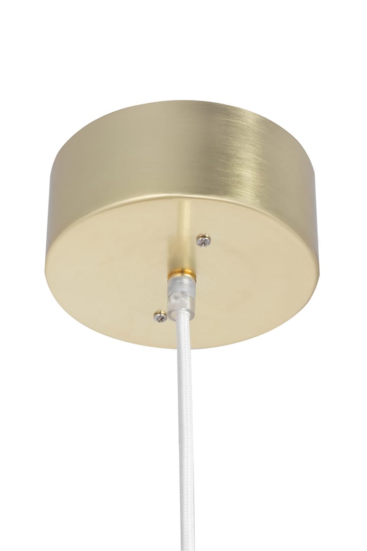 Suspension Astrid mini Ø20 cm - Laiton brossé-blanc - Globen Lighting