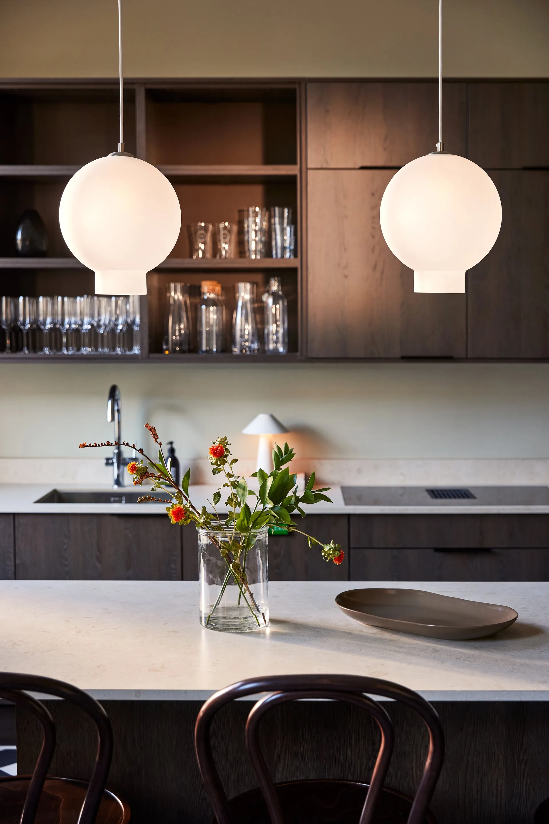 Suspension Bams 25, Blanc givré Globen Lighting