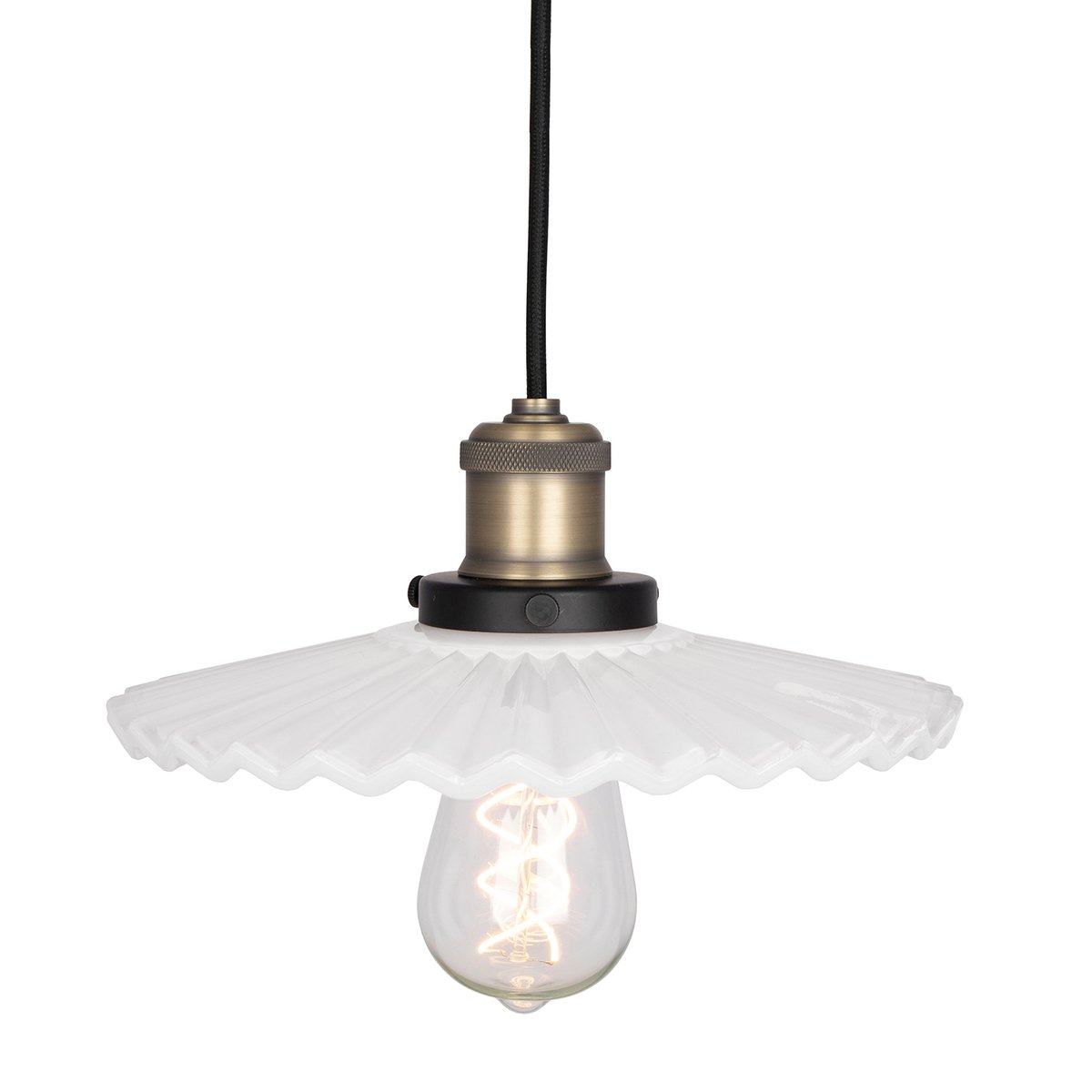 Globen Lighting Suspension Cobbler 25cm Blanc | Design Scandinave | Suspensions & lustres | Blanc